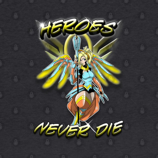 Mercy, heroes never die by EnegDesign